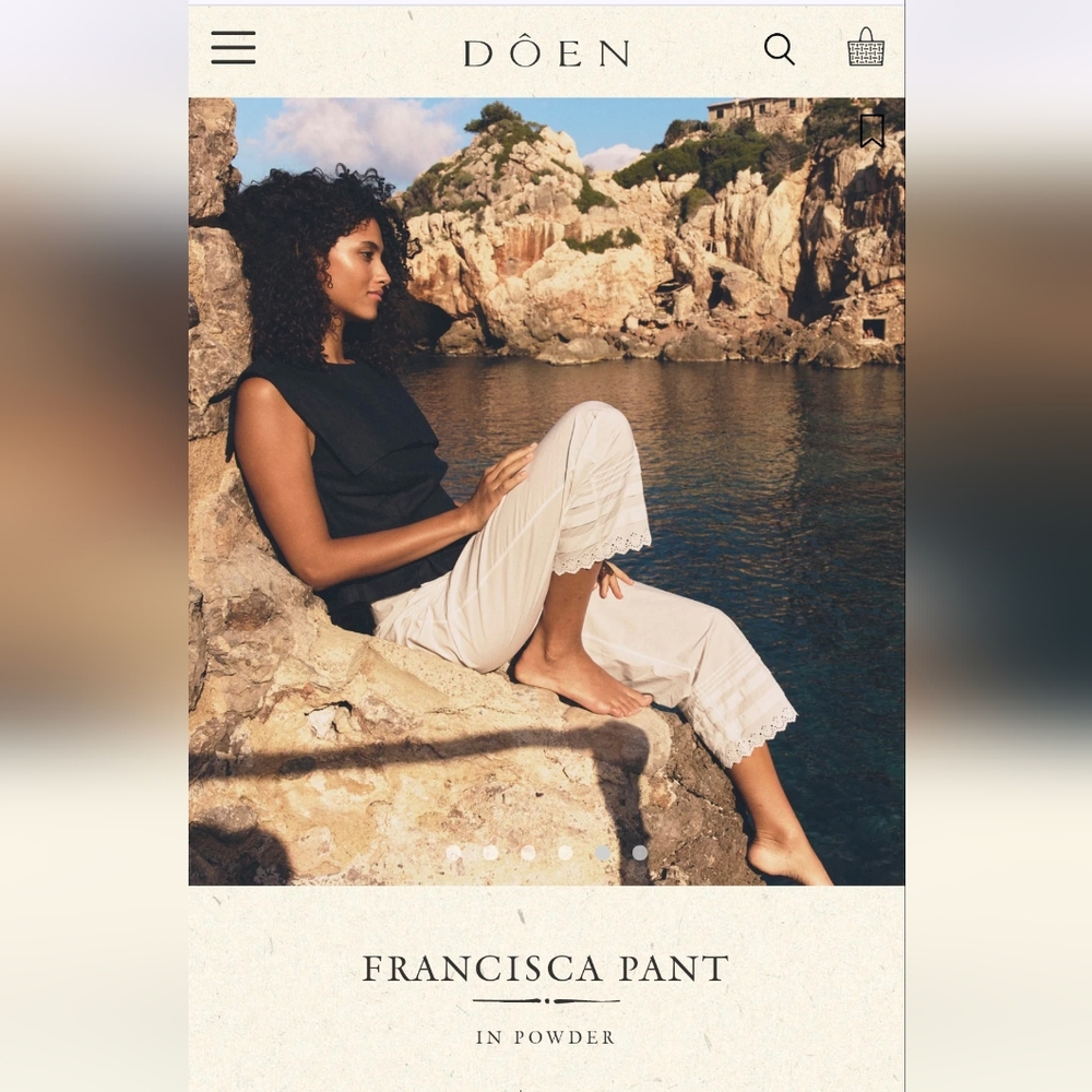 NWT Doen Francisca Pant - Picture 3 of 16